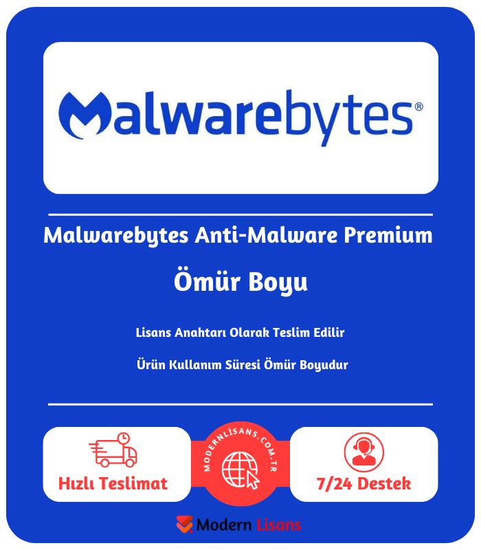 Malwarebytes Anti-Malware Premium Dijital Kod ( Ömür Boyu )